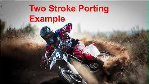 2 Stroke Porting Example with Porting Calculator