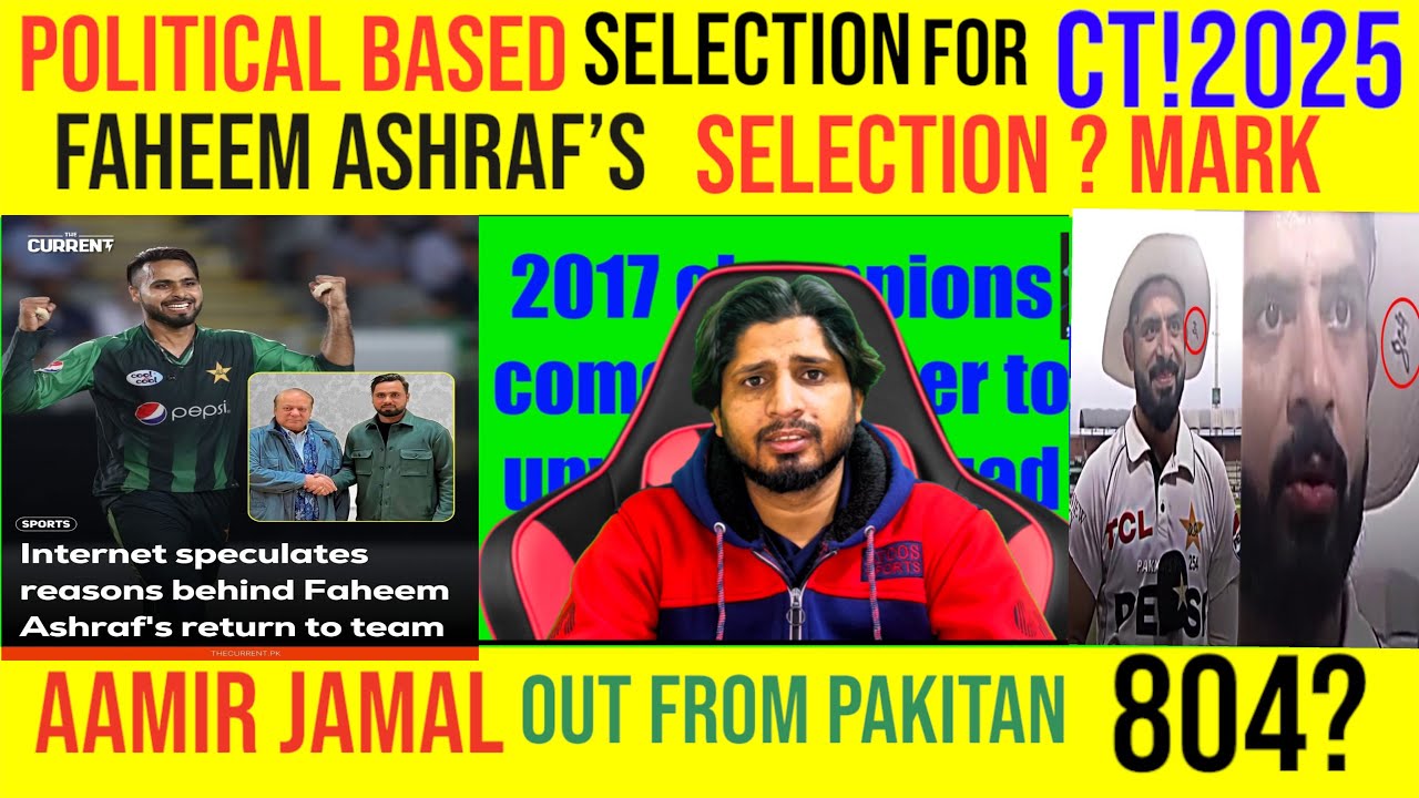 CT 2025|Senior cricketers criticised Faheem and khush dil selection ...