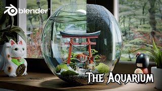 The Aquarium  Blender Timelapse Tutorial