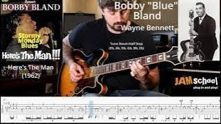 Bobby Blue Bland Stormy Monday Blues Guitar Solo with TAB