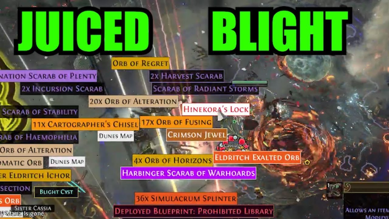 20D/HR Currency Juicing Blights | Giga Juice Blight Guide