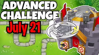 How To Beat BTD6 Advanced Challenge Today | You need to be an expert to clear this | 21.07.2023