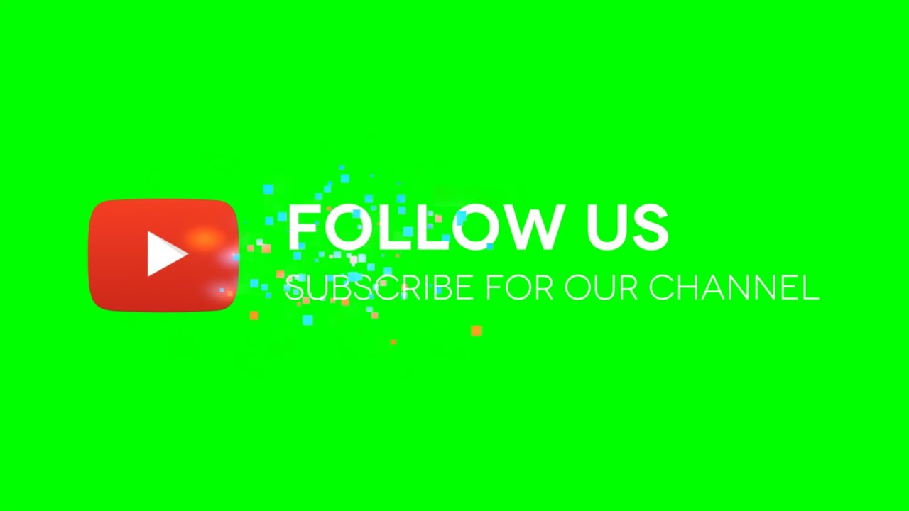 Youtube Subscribe Green Screen 4K Copyright Free Stock Video