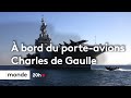 À bord du porte-avions Charles de Gaulle