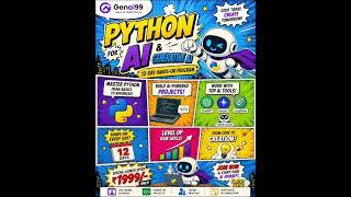 Master Python for Generative AI 🤖 | 12-Day Hands-On AI Course | GenAI99