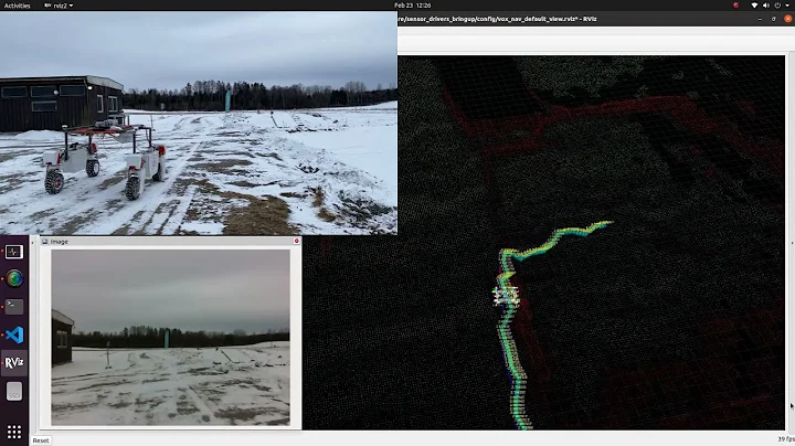 vox_nav, navigation in unstructured outdoor terrain with Thorvald robot