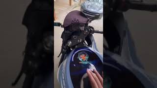 2021 Kawasaki Ninja ZX 6R with Ahsoka themed custom design motorcycle wrap #custom #printing #zx6r