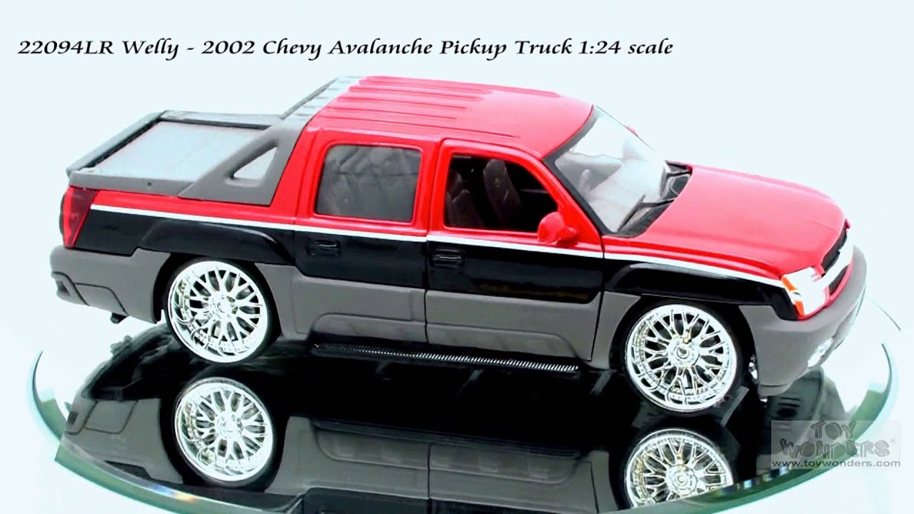 22094LR Welly 2002 Chevy Avalanche Pickup Truck 124 scale Diecast Wholesale - YouTube 22094LR Welly 2002 Chevy Avalanche Pickup Truck 124 scale Diecast Wholesale - YouTube