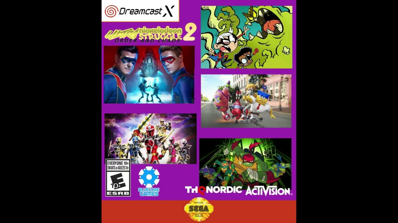 Nickelodeon Ultra Struggle 2 Order And Chaos (Sega DreamCast X) (Unboxing) (2024)