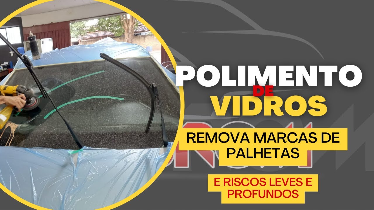COMO TIRAR ARRANHÕES DE VIDRO DE CARRO - YouTube