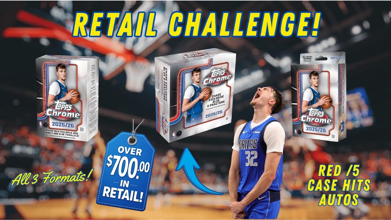 🔥Розничная продажа баскетбольных мячей Topps Chrome просто невероятная (2 коробки с редкими экзем...