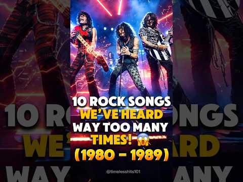 Which one have heard WAY too many times? #80sRock #ClassicRock #RockMusic #80sMusic #rockhits