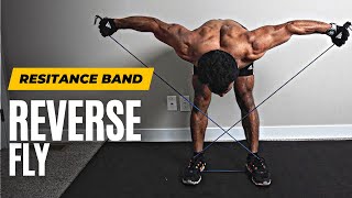 How To Do Reverse Flys With Resistance Band | Shoulder Workout | Fitness My Life