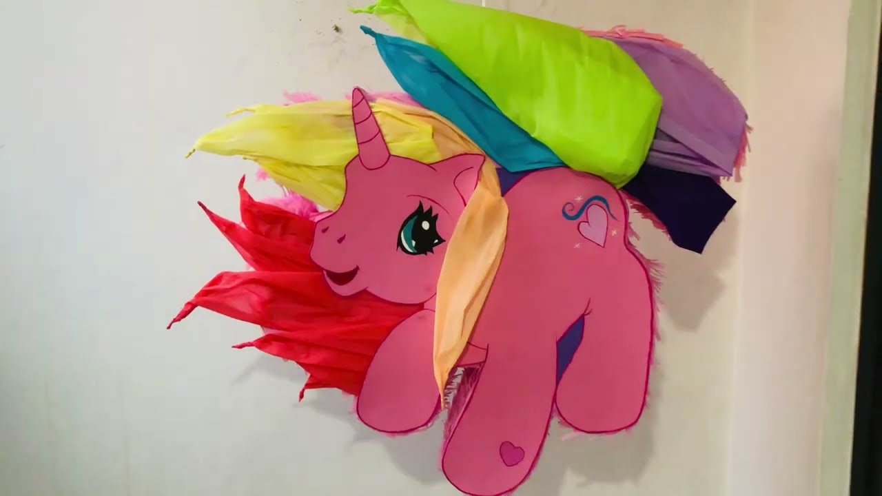 Proceso Piñata My Little Pony (Retro Rarity G3) #piñatas #manualidades #feed #trend #viral #diy
