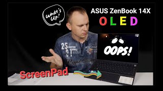 Распаковка Asus ZenBOOK 14X OLED со ScreenPad