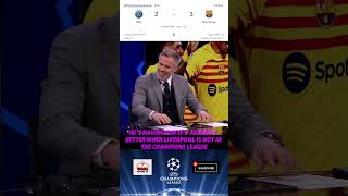 Thierry Henry Destroys Liverpool But Jamie Carragher Takes it like a Man! Banter  #football