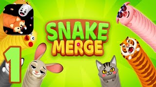 Snake Merge  - Gameplay Walkthrough Part #1 screenshot 3