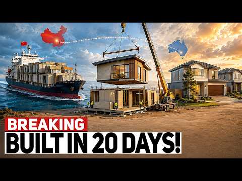 China Is Shipping Ready-Made Homes to Australia, They’re Finished in Just 20 Days