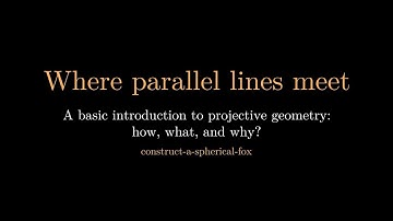 Where parallel lines meet: an introduction to harmonics