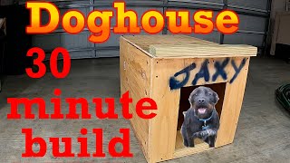 Doghouse  30 minute build