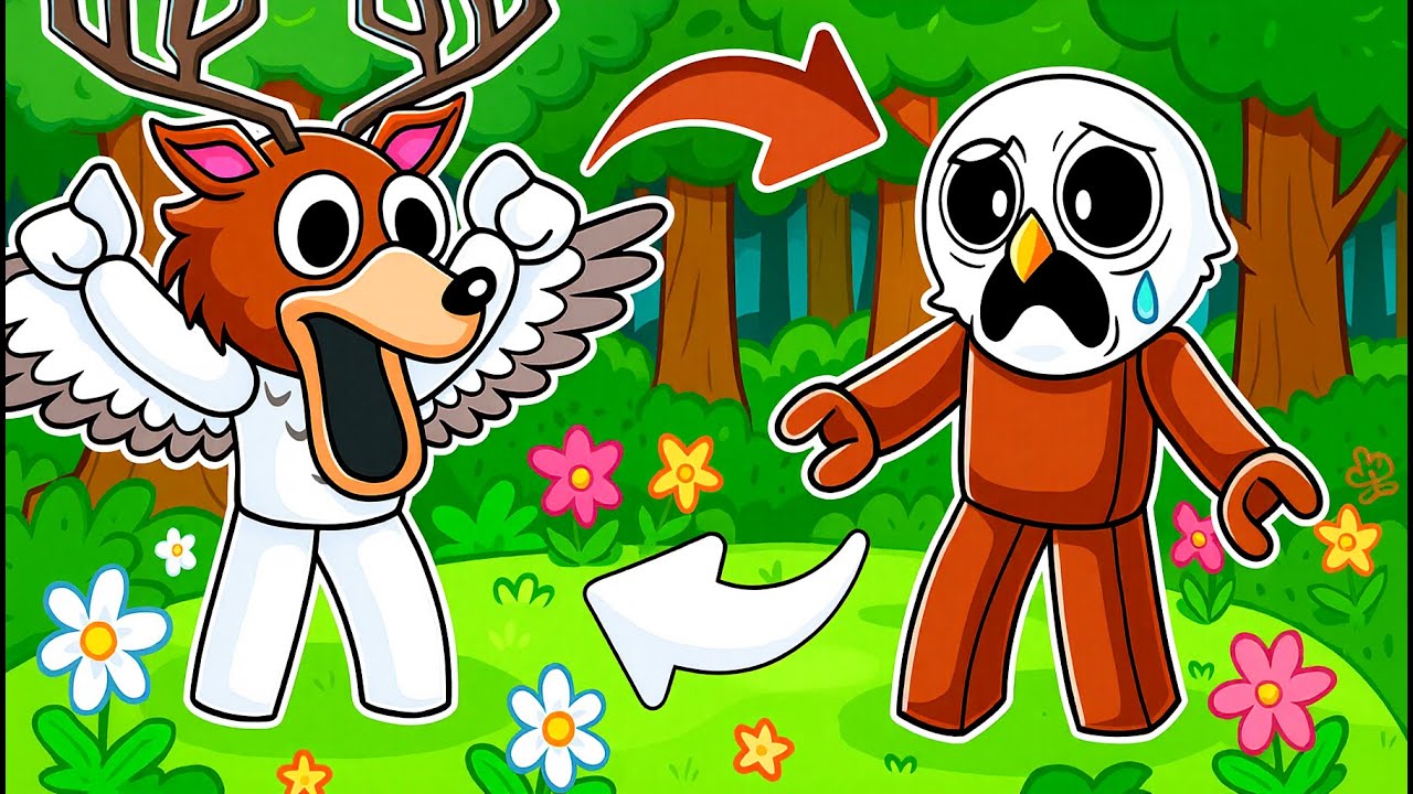 ¡CAMBIO DE CUERPO EN ROBLOX con 99 NOCHES en el BOSQUE!