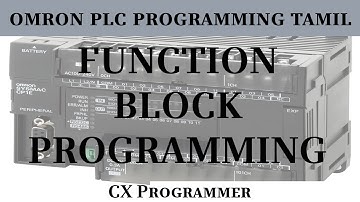 Omron PLC Function Block Programming In Tamil