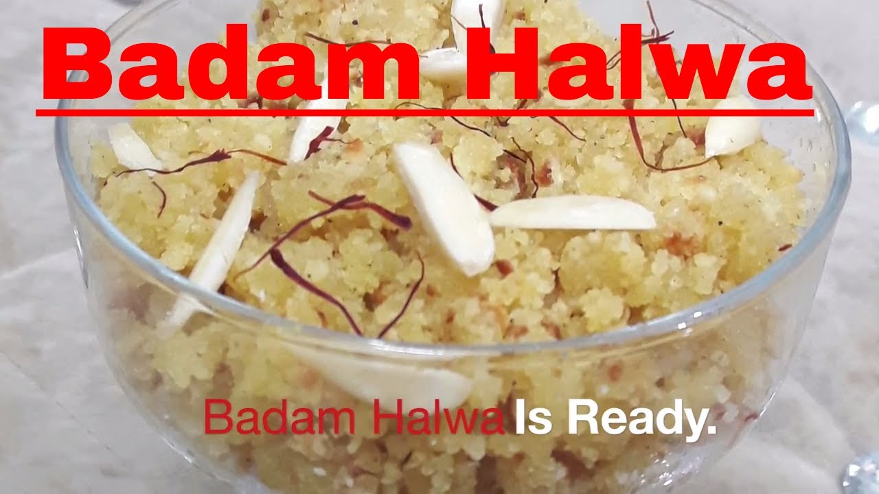 Badam ka Halwa recipe How to make almond halwa YouTube