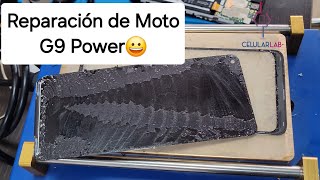 Reparación cambio de pantalla (visor) Moto G9 Power 🤩