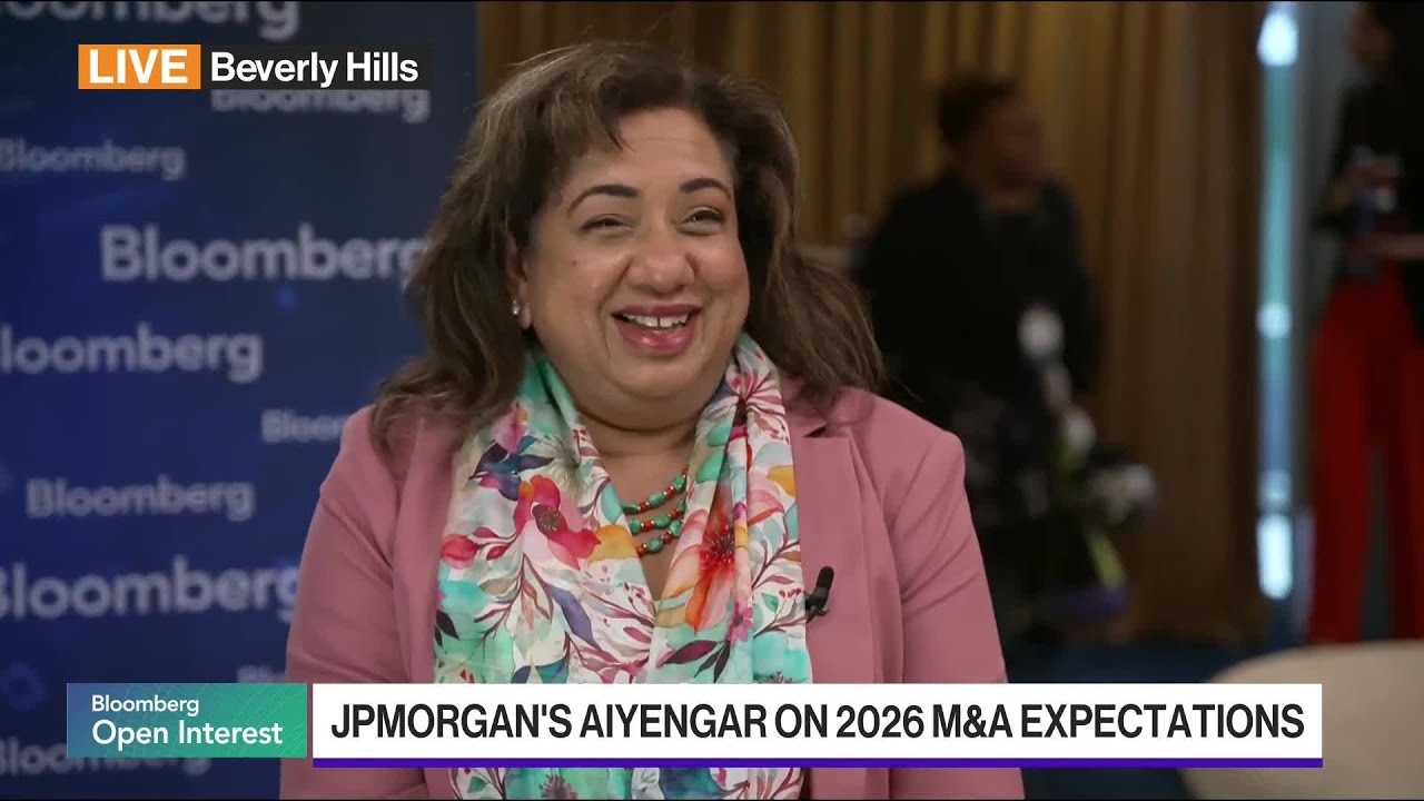 JPMorgan's Aiyengar Says Clients Are Going for Bigger Deals