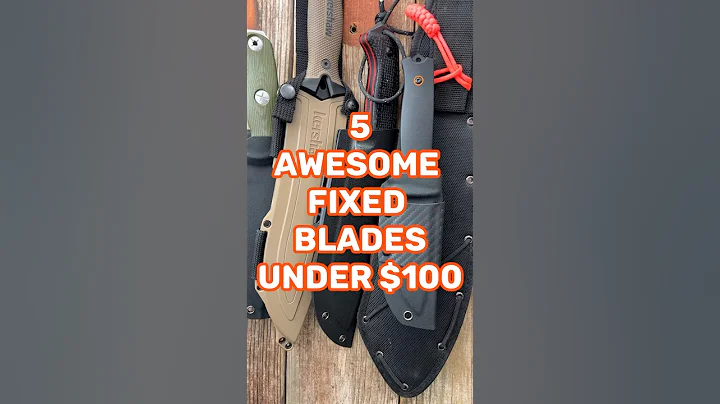 5 Heavy Duty Fixed Blades Under $100 #edcgear #bushcraft