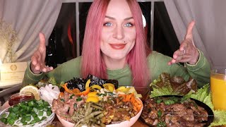 Mukbang | Пибимпап, Пулькоги, Корейская Кухня | Bibimbap, Bulgogi, Korean Food Не Asmr