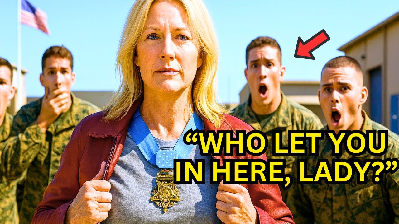 Just a Quiet Woman on the Military Base — Until the Young Marines Learned Who She Was