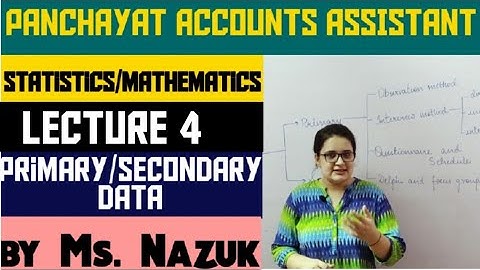 Primary and Secondary data part 3/3||Statistics/Mathematics||Panchayat Accounts Assistant||JKSSB