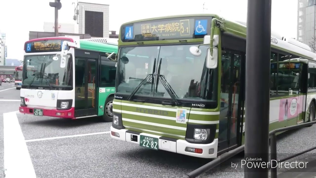 【スタートダッシュ！】平日朝の広島駅バスターミナル Hiroshima station bus terminal