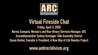 Women, Reentry, and COVID-19 | Asm. Sydney Kamlager and Susan Burton - April 3, 2020