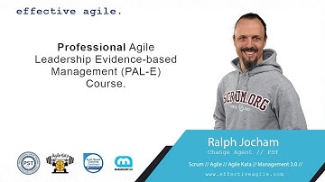 Professional Agile Leadership Essentials course