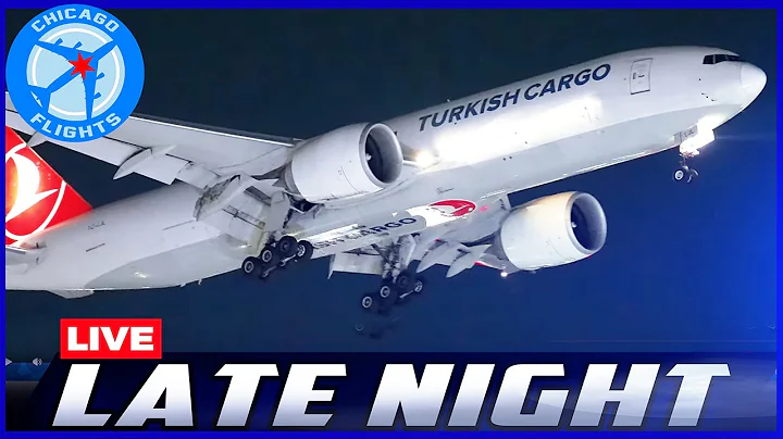 🔴LIVE LATE NIGHT AIRPORT ACTION at CHICAGO O'HARE  | SIGHTS & SOUNDS of PURE AVIATION |AVGEEK PLANES