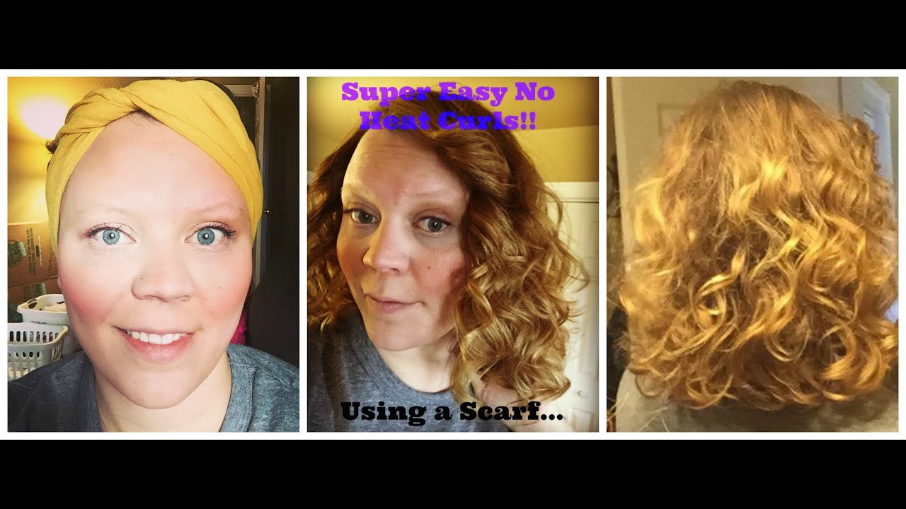 Amazing No Heat Curls using a Scarf!