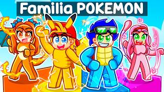 Adopté una FAMILIA POKEMON en Roblox BROOKHAVEN!
