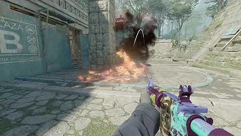 B Site Default Molotov | Ancient Tactics | CS2