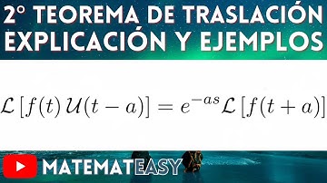 ✏️ Transformada de Laplace | Segundo Teorema de Traslación. Explicación y Ejemplos