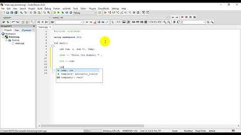 Armstrong Number in C++ using while loop
