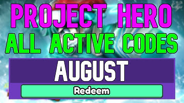 All New August 2022 Codes for ️Project Hero ROBLOX WORKING Project Hero Codes