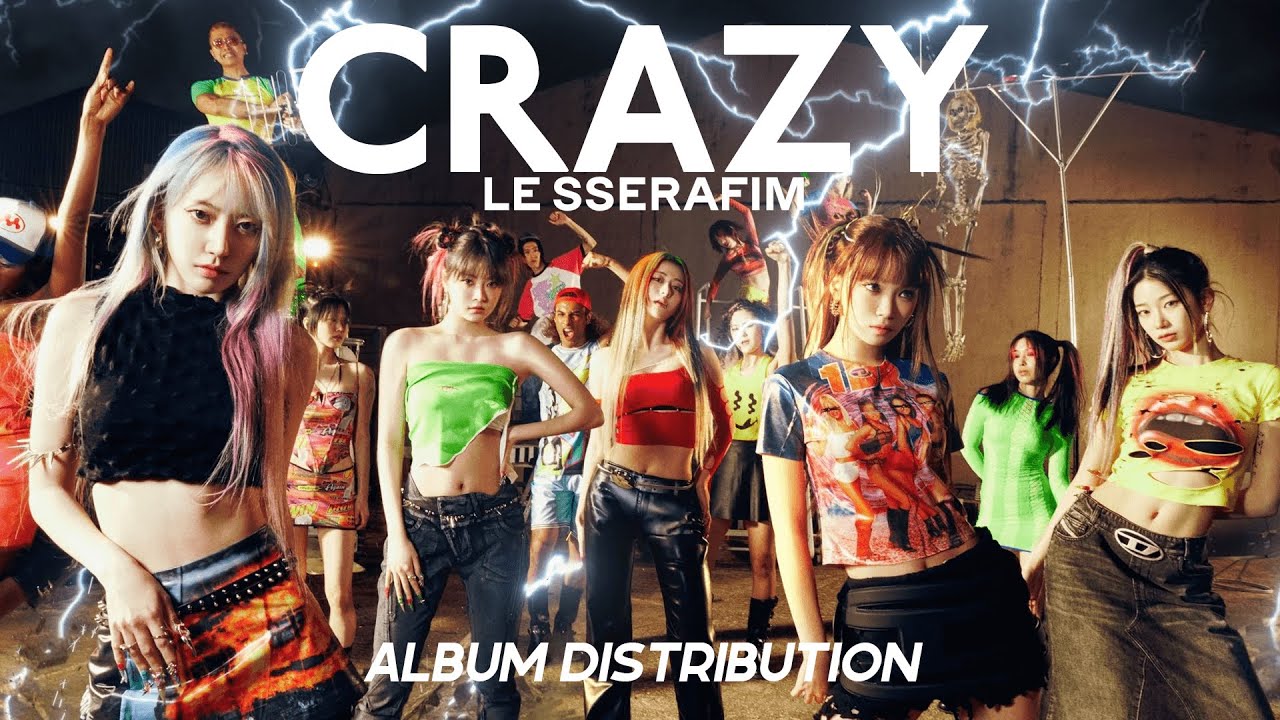 LE SSERAFIM — CRAZY | Album Distribution - YouTube
