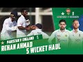 Rehan ahmed picks up fivewicket haul on debut  pakistan vs england  3rd test day 3  pcb  my2l