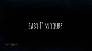 Baby I'm your's Ringtone // black screen lyrics // Scott bgms