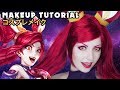 ☆ Star Guardian Jinx Cosplay Makeup Tutorial League of Legends ☆