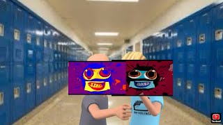Robot flip pokes a student in the eye/suspended/grounded/whooped