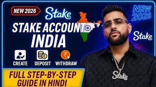 Stake New Account 2026 | How To Create & Verify Stake Account + Bonus Code (Full Guide