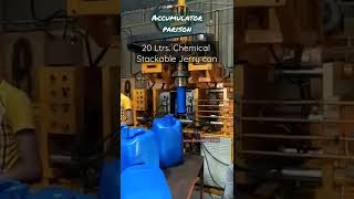 20 Ltr. Accumulator Blow Moulding Machine for Chemical Grade Stackable Jerry Cans #HDPE #blowengg